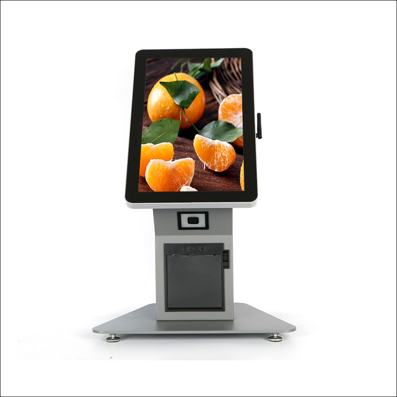 15.6 21.5 လက်မ Portrait Touchscreen Self Ordering Kiosk