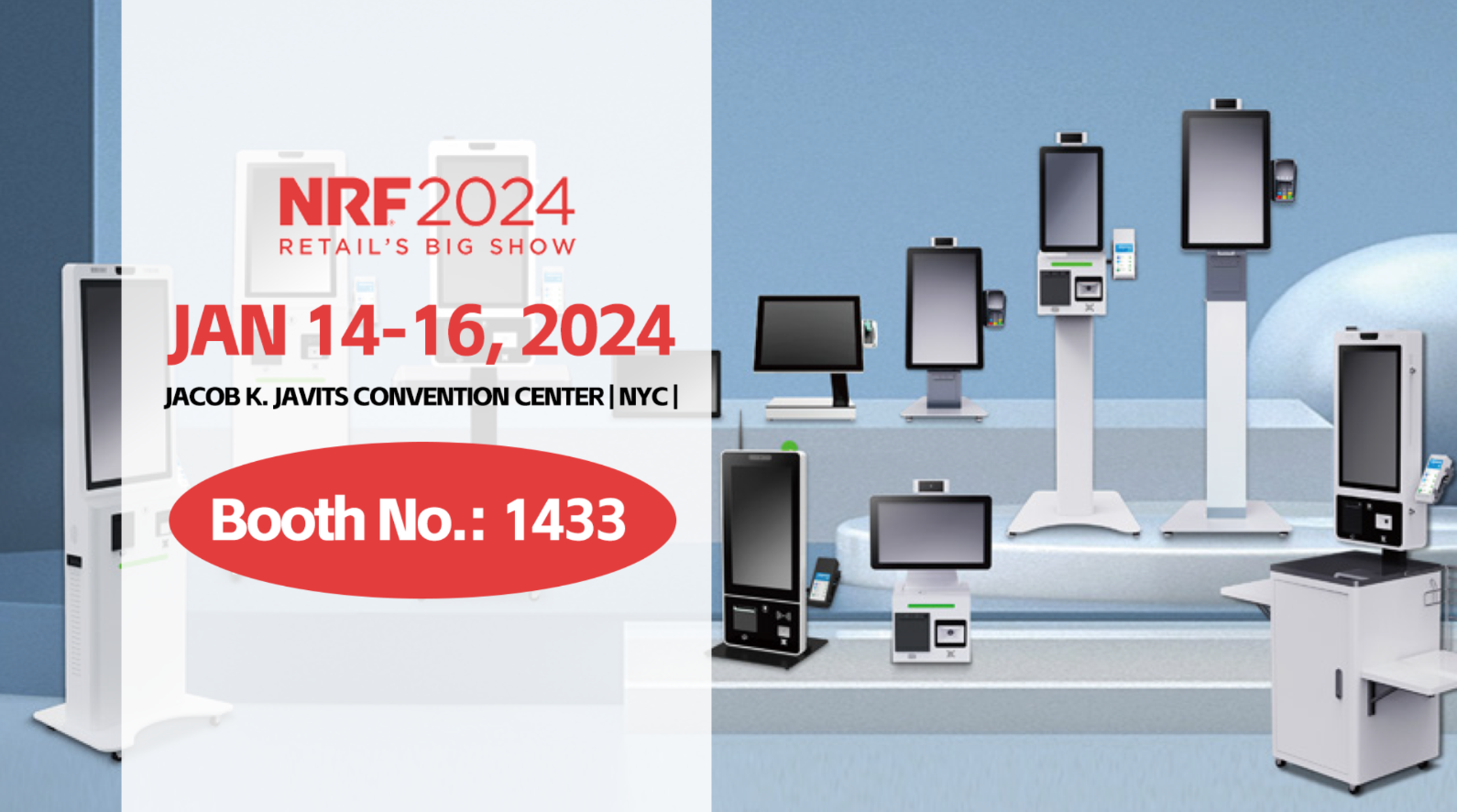 Sui-Yi သည် NRF 2024 လက်လီအရောင်းပြပွဲကြီးတွင် Cutting-Edge Self-Service Kiosks ကိုပြသခဲ့သည်